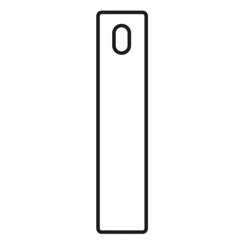 Lockwood 217 Interior Plate with Turn - Satin Stainless