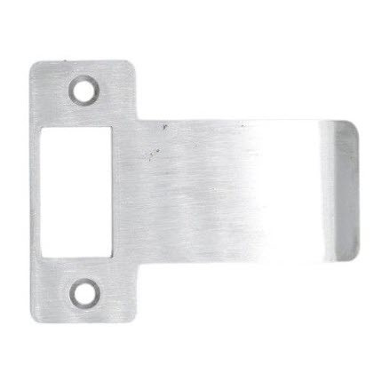 Lockwood 3782 STK74SS Long Lip Strike 74mm Lip - Chrome Plate