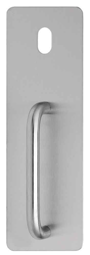 Lockwood 215 Interior Plate Male Symbol Outline - Satin Stainess Steel