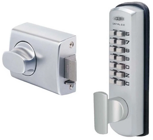 Lockwood Digi-Mech Keypad 002 DX DeadLatch Knob (Satin Chrome)