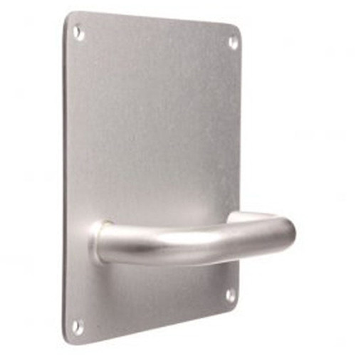 Lockwood 200 Exterior Plate - Lever 155 - Left Hand - Satin Stainless