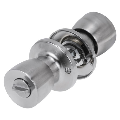 Lockwood 529 Series Key In Knob Entrance Set 5mk - Satin Chrome