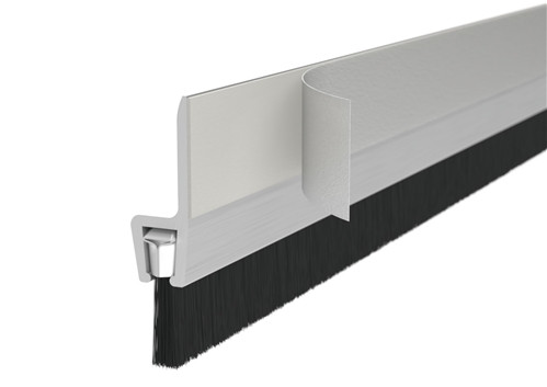 Lorient Door Bottom Brush Sealver (1000mm) - Silver