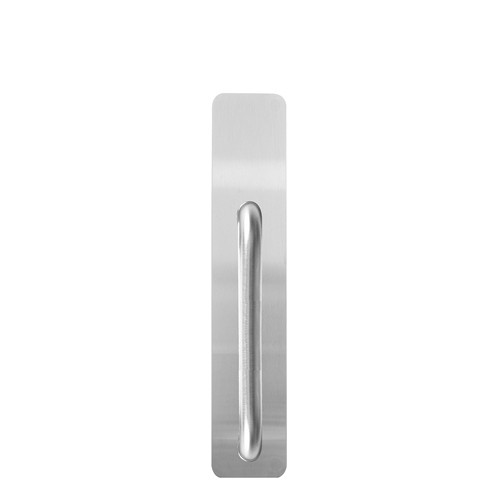 Lockwood 218 Exterior Plate & P2 Pull Handle - Satin Stainess Steel