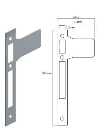 Lockwood Striker Bifold - Stainless Steel 72mm - Satin Stainless