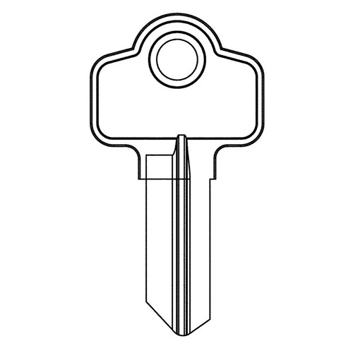 Whitco Keyblank Cylinder4 - 3pin (Box of 10) (KBCYL4-W)