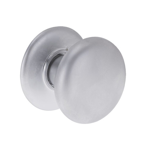 Whitco Wardrobe Knob K2 - Satin Chrome Pearl