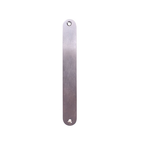 Lockwood 5907 Round End Plate - Satin Chrome