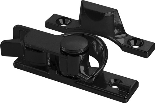 Whitco Sash Lock Keyed A & L Keeper - Black