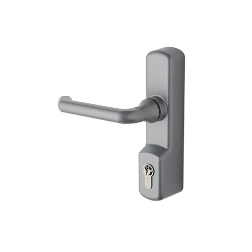 Lockwood EXI325EA-SIL Exidor Lever OAD Euro Without Lock Silver