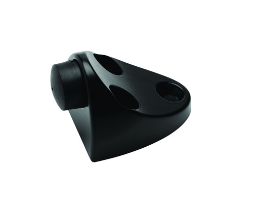 Lockwood Impact D/Stop No - Satin Chrome Screws - Black