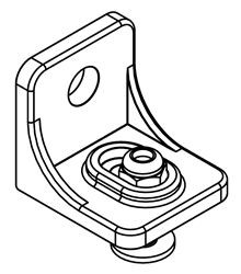 Lockwood Soltaire- Face Fixing Bracket