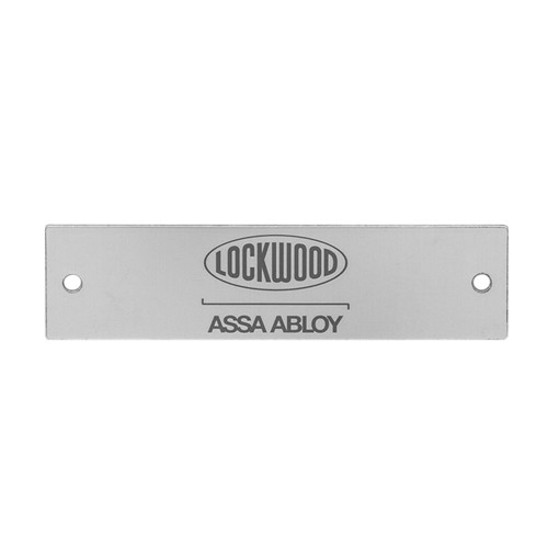 Lockwood 9800 Series Name Plate