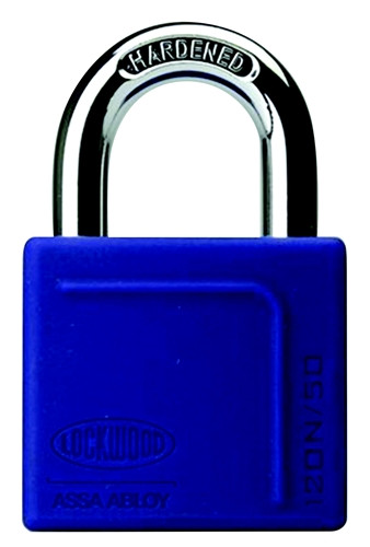 Lockwood 120N/50/132 Brass Padlock with Silicone Jacket 50 mm