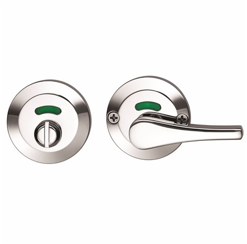 Lockwood 1360 Series - Privacy Indicating Emergency Turn & Privacy Indicating DDA Turn Knob Escutcheon Kit - Satin Chrome