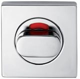 Lockwood Symphony 1420 Exterior Privacy Indicating Turn Escucheon - Chrome Plate