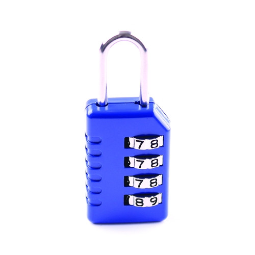 Lockwood Combination Padlock 25 mm 4 - Wheel Dark Blue