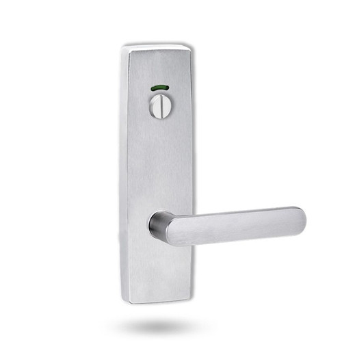 Lockwood 1814/106 - Exterior Plate - Privacy Indicator Emergency Turn & Lever - Lever 106