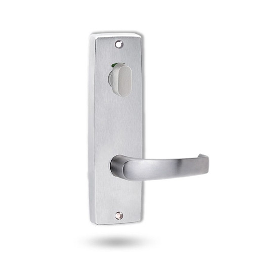 Lockwood 1916 Square End Plate with Privacy Indicating Turn & 47 Lever - Satin Chrome
