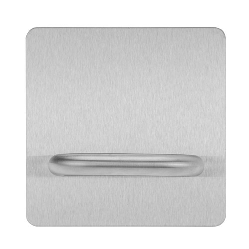 Lockwood 202 Exterior Plate with Privacy Indicating Emergency Turn - Right Hand - Satin Stainess Steel