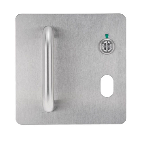 Lockwood 202 Exterior Plate Privacy Indicating Emergency Turn Low Cylinder P1 Pull Handle - Right Hand