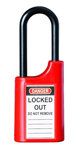 Lockwood 215-Pin 40/8501 Plastic Safety Padlock 40 mm Red (Box of 20)