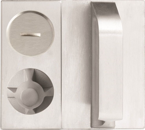 Lockwood 220D Concealed Fix Plate with Emergency Turn Pull Handle 22 Knob - Left Hand