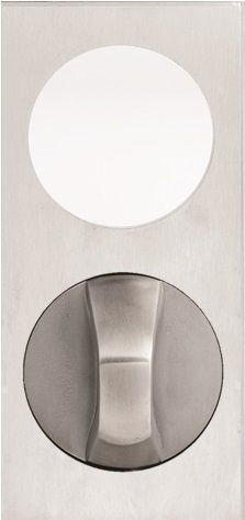 Lockwood 222D Concealed Fix Plate with Cylinder Hole & Fixed 21 Knob - Satin Stainess Steel