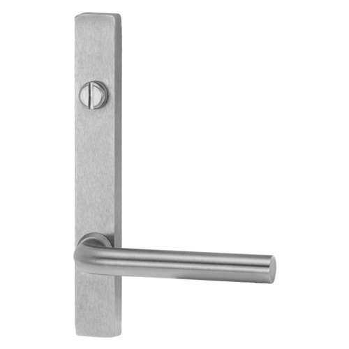 Lockwood 224 Exterior Plate with Privacy Indicating Emergency Turn & 98 Lever - Satin Stainess Steel
