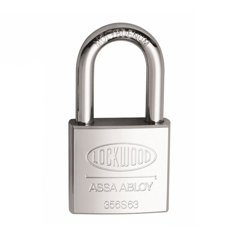 Lockwood 356S 63mm Padlock 25mm/11mm diameter Molybdenum Shackle (Display Pack)