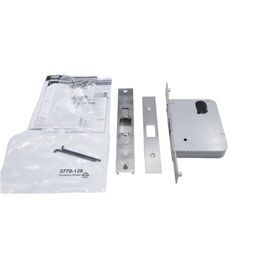 Lockwood 3573 Mortice Sliding Door Lock Wide Aluminium Fix with Latch Strike 60mm