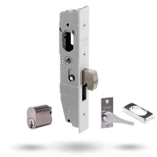 Lockwood 3640 Short Backset Mortice Deadlock Cylinder Teardrop Turn