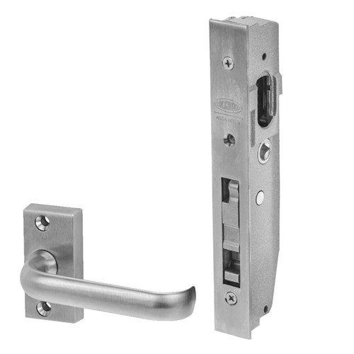 Lockwood 3642 Short Backset Mortice Deadlock & 45 Degrees Lever (Metal)