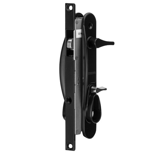 Whitco Leichhardt Sliding Security Door Single Point Lock - Black