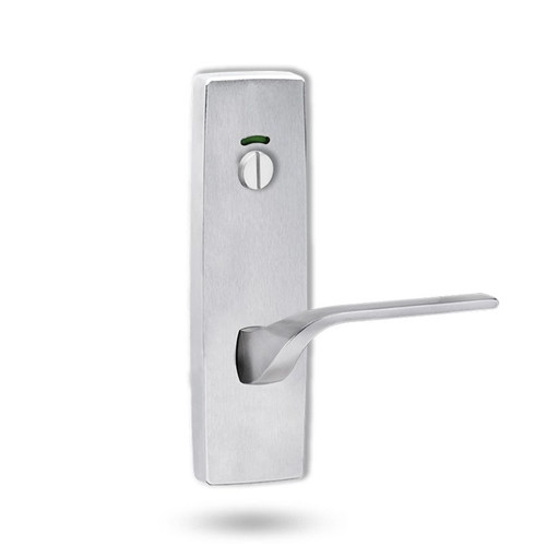 Lockwood 1814/122 - Exterior Plate - Privacy Indicator Emergency Turn & Lever - Lever 122