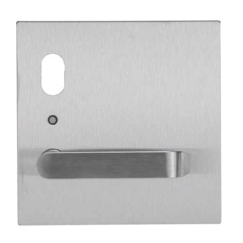 Lockwood 200 Exterior Plate with Cylinder Hole LED 59 Lever