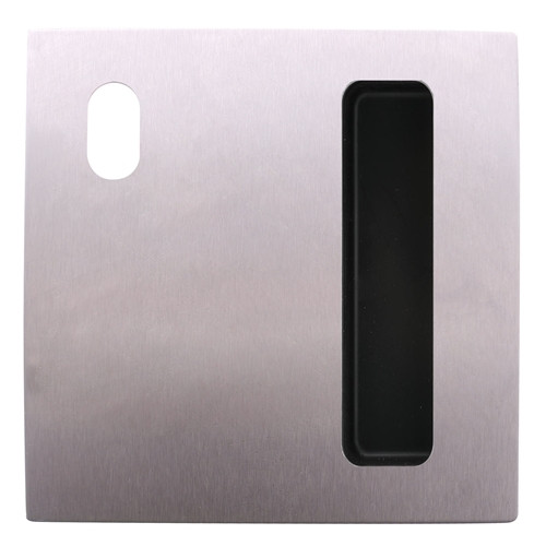 Lockwood 200 Exterior Plate with Flush Pull Cylinder Hole