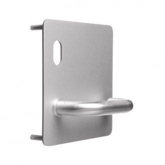 Lockwood 202 Exterior Plate with Cylinder Hole & 96 Lever