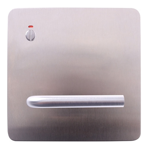 Lockwood 202 Exterior Plate with Privacy Indicating Emergency Turn 98 Lever