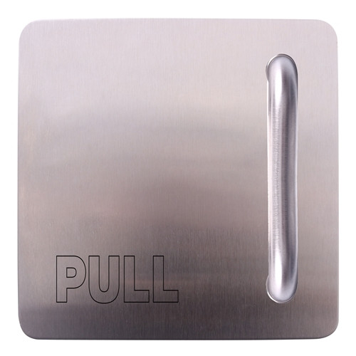 Lockwood 202 Exterior Plate Pull Outline with P1 Pull Handle