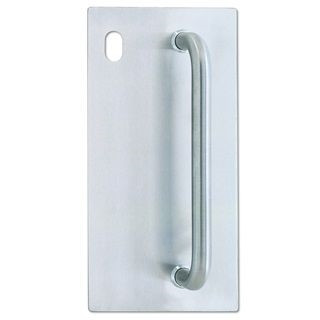 Lockwood 208 Exterior Plate with Cylinder Hole P4 Pull Handle