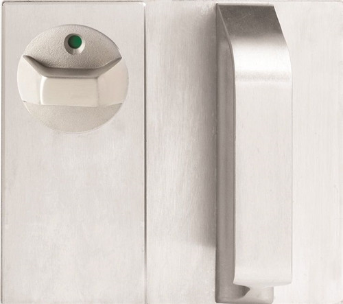 Lockwood 220D Concealed Fix Plate Concealed Privacy Indicating Turn Pull Handle