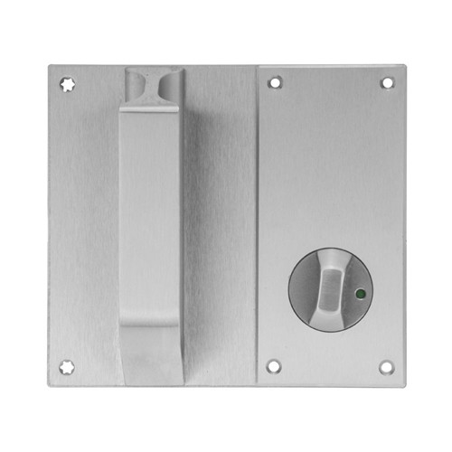 Lockwood 221D Visible Fix Plate Concealed Privacy Indicating Turn Pull Hndl