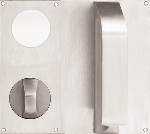 Lockwood 221D Visible Fix Plate Concealed Privacy Indicating Turn Pull Handle 21 Knob