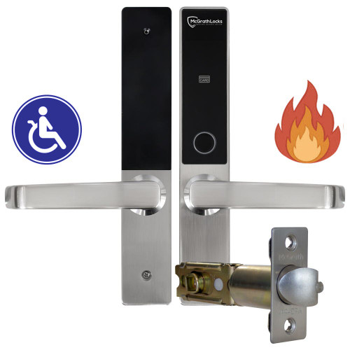 McGrath Hamilton Disabled Fire Rated - Satin Nickel Smartlock