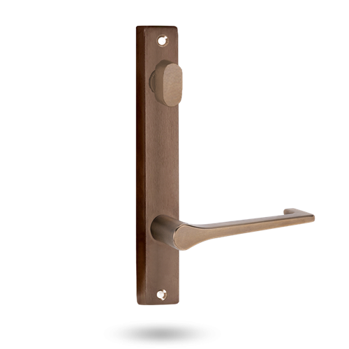 Lockwood 4904/145 - Interior Narrow Plate - Square-End Brass - Lever 145