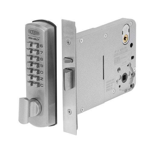 Lockwood DX Digital Keypad 5572 Mortice Lock 127mm Backset