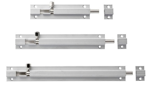 Lockwood L333 Barrel Bolts - Satin Chrome Pearl (100mm, 150mm, 200mm)