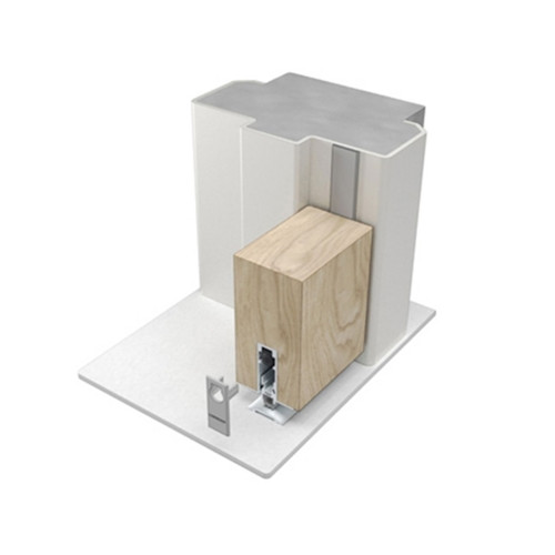 Lorient LAS8005 Doorop Seal Flanged Mortice - Silver