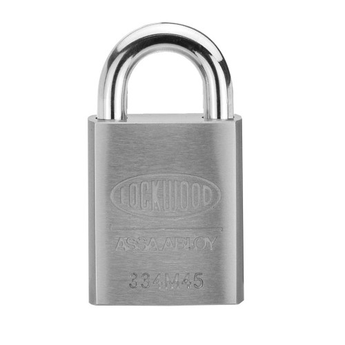 Lockwood 334M 45mm - Stainless Steel Body Padlock 19mm/8.7mm diameter Molybdenum Shackle